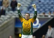28 May 2006; Padraig Kelly, Offaly, celebrates at the final whistle. Bank of Ireland Leinster Senior Football Championship, Quarter-Final, Kildare v Offaly, Croke Park, Dublin. Picture credit; Aoife Rice / SPORTSFILE