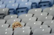 28 May 2006; Young Kildare fan Alex Flynn, age 2, from Leixlip, watches the match. Bank of Ireland Leinster Senior Football Championship, Quarter-Final, Kildare v Offaly, Croke Park, Dublin. Picture credit; Aoife Rice / SPORTSFILE
