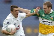 28 May 2006; John Doyle, Kildare, in action against Shane Sullivan, Offaly. Bank of Ireland Leinster Senior Football Championship, Quarter-Final, Kildare v Offaly, Croke Park, Dublin. Picture credit; Brian Lawless / SPORTSFILE