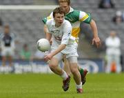 28 May 2006; Derek McCormack, Kildare, in action against Neville Coughlan, Offaly. Bank of Ireland Leinster Senior Football Championship, Quarter-Final, Kildare v Offaly, Croke Park, Dublin. Picture credit; Brian Lawless / SPORTSFILE