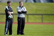 30 May 2006; Out-half Ronan O'Gara with captain Brian O'Driscoll during Ireland Rugby squad training. University of Limerick, Limerick. Picture credit; Brendan Moran / SPORTSFILE
