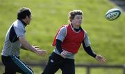 30 May 2006; Captain Brian O'Driscoll in action against Girvan Dempsey during Ireland Rugby squad training. University of Limerick, Limerick. Picture credit; Brendan Moran / SPORTSFILE