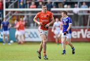 8 June 2014; Armagh's Ethan Rafferty leaves the field after receiving a red card. Ulster GAA Football Senior Championship, Quarter-Final, Armagh v Cavan, Athletic Grounds, Armagh. Picture credit: Ramsey Cardy / SPORTSFILE