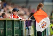 8 June 2014; Armagh supporter Charlie Maguire, aged 6, from Ballygawley, Co Tyrone. Ulster GAA Football Senior Championship, Quarter-Final, Armagh v Cavan, Athletic Grounds, Armagh. Picture credit: Oliver McVeigh / SPORTSFILE