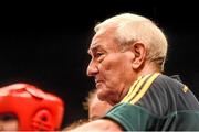 6 June 2014; Gerry Storey, Ireland coach. 2014 European Women’s Boxing Championships Semi-Finals, Polivalenta Hall, Bucharest, Romania. Picture credit: Pat Murphy / SPORTSFILE