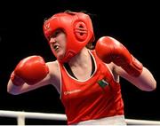 6 June 2014; Clare Grace, Ireland, during her 69kg Semi-Final bout against Stacey Copeland, England. 2014 European Women’s Boxing Championships Semi-Finals, Polivalenta Hall, Bucharest, Romania. Picture credit: Pat Murphy / SPORTSFILE