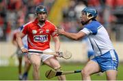 8 June 2014; Jamie Nagle, Waterford, in action against Conor Lehane, Cork. Munster GAA Hurling Senior Championship, Quarter-Final Replay, Cork v Waterford, Semple Stadium, Thurles, Co. Tipperary. Picture credit: Piaras Ó Mídheach / SPORTSFILE