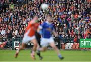 8 June 2014; Spectators watch on during the match. Ulster GAA Football Senior Championship, Quarter-Final, Armagh v Cavan, Athletic Grounds, Armagh. Picture credit: Ramsey Cardy / SPORTSFILE
