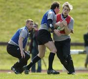 30 May 2006; Andrew Trimble in action against Geordan Murphy during Ireland Rugby squad training. University of Limerick, Limerick. Picture credit; Brendan Moran / SPORTSFILE