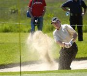 3 June 2006; Eamonn Darcy, Ireland, plays from the bunker on the fourth during the second round of the AIB Irish Seniors Open. Fota Island Golf Club, Co. Cork. Picture credit: Pat Murphy / SPORTSFILE