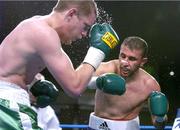 3 June 2006; Salaheddine Sahani, right, in action against James Moore. International Light middleweight contest, James Moore.v.Salaheddine Sahani, National Stadium, South Circular Road, Dublin. Picture credit: David Maher / SPORTSFILE