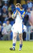 4 June 2006; A dejected Declan Reilly, Longford, at the final whistle. Bank of Ireland Leinster Senior Football Championship, Quarter-Final, Longford v Dublin, Pearse Park, Longford. Picture credit; Brendan Moran / SPORTSFILE