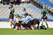 10 June 2014; Scoil Mhuire Lucan, Dublin players celebrate victory after the final whistle is blown. Allianz Cumann na mBunscol Football Finals, Croke Park, Dublin. Picture credit: Barry Cregg / SPORTSFILE