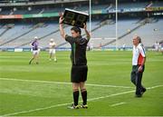 7 June 2014; Fourth official Killian Jones. Nicky Rackard Cup Final, Fingal v Tyrone, Croke Park, Dublin. Picture credit: Piaras Ó Mídheach / SPORTSFILE