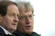 15 February 2004; Kerry selectors Ger O'Keeffe, right, and Johnny Culloty during the Allianz National Football League Division 1A match between Dublin and Kerry at Parnell Park in Dublin. Photo by Brendan Moran/Sportsfile