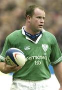 14 February 2004; Frankie Sheahan of Ireland during the RBS Six Nations Rugby Championship match between France and Ireland at Stade de France in Paris, France. Photo by Brendan Moran/Sportsfile