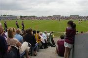 10 June 2006; Kilkenny and Westmeath supporters watch the game. Guinness Leinster Senior Hurling Championship, Semi-Final, Westmeath v Kilkenny, Cusack Park, Mullingar, Co. Westmeath. Picture credit: Pat Murphy / SPORTSFILE
