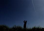 11 June 2006; Darren Crowe, Dunmurray G.C., takes his tee shot from the 7th tee box during the second round of the Irish Amateur Close Championship. European Club Golf Club, Brittas Bay, Co. Wicklow. Picture credit: Pat Murphy / SPORTSFILE