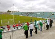 11 June 2006; A general view of Limerick and Cork fans watching the match. Bank of Ireland Munster Senior Football Championship, Semi-Final, Limerick v Cork, Gaelic Grounds, Limerick. Picture credit: Brian Lawless / SPORTSFILE