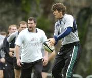 13 June 2006; Donnacha O'Callaghan in action during Ireland rugby squad training. Auckland Gramer School, Playing Fields, Auckland, New Zealand. Picture credit: Matt Browne / SPORTSFILE