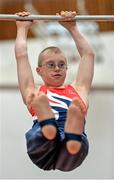 13 June 2014; Robbie Howard, Rathcormack, Co. Cork, Team Munster, competing in the Horizontal Bar heats. Special Olympics Ireland Games, University of Limerick, Limerick.  Picture credit: Diarmuid Greene / SPORTSFILE