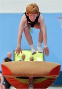 13 June 2014; Jonathan McCartney, Lisburn, Co. Antrim, Team Ulster, competing in the Vault heats. Special Olympics Ireland Games, University of Limerick, Limerick.  Picture credit: Diarmuid Greene / SPORTSFILE