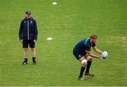 13 June 2014; Ireland head coach Joe Schmidt and Chris Henry, right, during the captain's run ahead of their second test match against Argentina on Saturday. Ireland Rugby Captain's Run, Estadio José Fierro, Tucumán, Argentina. Picture credit: Stephen McCarthy / SPORTSFILE