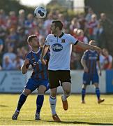 13 June 2014; Kurtis Byrne, Dundalk, in action against Greg Bolger, St Patrick's Athletic. SSE Airtricity League Premier Division, Dundalk v St Patrick's Athletic, Oriel Park, Dundalk, Co. Louth. Picture credit: Ramsey Cardy / SPORTSFILE