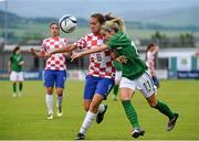 14 June 2014; Julie Ann Russell, Republic of Ireland, in action against Helenna Hercigonja-Moulton, Croatia. FIFA Women's World Cup Qualifier, Republic of Ireland v Croatia, Tallaght Stadium, Tallaght, Co. Dublin. Picture credit: Ramsey Cardy / SPORTSFILE