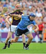 14 June 2014; Conal Keaney, Dublin, in action against Andrew Shore, Wexford. Leinster GAA Hurling Senior Championship, Semi-Final, Wexford v Dublin, Wexford Park, Wexford. Picture credit: Dáire Brennan / SPORTSFILE