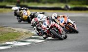 15 June 2014; David Haire, Honda CBR 600, leads Luke Johnston, Yamaha R6, Robert English, Triumph 675, and Carl Phillips, Yamaha R6, during Supersport race 2. Mondello Park, Donore, Naas, Co. Kildare. Picture credit: Barry Cregg / SPORTSFILE