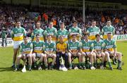 11 June 2006; The Offaly team. Guinness Leinster Senior Hurling Championship, Semi-Final, Offaly v Wexford, Nowlan Park, Kilkenny. Picture credit: Damien Eagers / SPORTSFILE