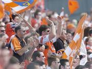 11 June 2006; Armagh supporters during the match. Bank of Ireland Ulster Senior Football Championship, Semi-Final, Armagh v Fermanagh, St. Tighernach's Park, Clones, Co. Monaghan. Picture credit: David Maher / SPORTSFILE