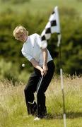 14 June 2006; Simon Ward, Co. Louth G.C., chips onto the 4th green during the final round of the Irish Amateur Close Championship. European Club Golf Club, Brittas Bay, Co. Wicklow, Picture credit: Pat Murphy / SPORTSFILE