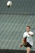 16 June 2006; Ronan O'Gara practices his kicking. Ireland Kicking Practice, Eden Park, Auckland, New Zealand. Picture credit: Matt Browne / SPORTSFILE