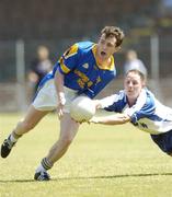 17 June 2006; David Barden, Longford, in action against Eamonn Walsh, Waterford. Bank of Ireland All-Ireland Senior Football Championship Qualifier, Round 1, Waterford v Longford, Walsh Park, Waterford. Picture credit: Damien Eagers / SPORTSFILE