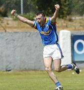 17 June 2006; Longford's Paul Barden celebrates a late point. Bank of Ireland All-Ireland Senior Football Championship Qualifier, Round 1, Waterford v Longford, Walsh Park, Waterford. Picture credit: Damien Eagers / SPORTSFILE