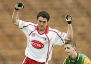 18 June 2006; Jason McAnnulla, Tyrone, celebrates scoring his side's first goal against Donegal. ESB Ulster Minor Football Championship Semi-Final, Donegal v Tyrone, St. Tighearnach's Park, Clones, Co. Monaghan. Picture credit: Brendan Moran / SPORTSFILE