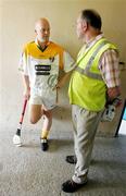17 June 2006; Antrim captain Karl McKeegan waits on his teammates in the tunnel. Christy Ring Cup, Round 2, Antrim v Roscommon, Casement Park, Belfast, Co. Antrim. Picture credit: Oliver McVeigh / SPORTSFILE