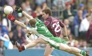 18 June 2006; James Nugent, Westmeath, in action against Aidan McLernon, London. Bank of Ireland All-Ireland Senior Football Championship Qualifier, Round 1, Westmeath v London, Cusack Park, Mullingar, Co. Westmeath. Picture credit: Pat Murphy / SPORTSFILE