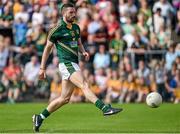 15 June 2014; Michael Newman, Meath, shoots to score his side's sixth goal of the game, and his third goal. Leinster GAA Football Senior Championship, Carlow v Meath, Dr. Cullen Park, Carlow. Picture credit: Barry Cregg / SPORTSFILE