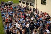 15 May 2014; Supporters await the cup presentation to Dublin captain Siobhán Woods. Aisling McGing Ladies U21 Football Final, Dublin v Meath, Clane, Co. Kildare. Picture credit: Piaras Ó Mídheach / SPORTSFILE