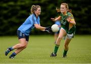 15 May 2014; Martha Byrne, Dublin, in action against Laura Dempsey, Meath. Aisling McGing Ladies U21 Football Final, Dublin v Meath, Clane, Co. Kildare. Picture credit: Piaras Ó Mídheach / SPORTSFILE