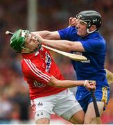 15 June 2014; Donal Tuohy, the Clare goalkeeper, in action against Alan Cadogan, Cork. Munster GAA Hurling Senior Championship, Semi-Final, Clare v Cork, Semple Stadium, Thurles, Co. Tipperary. Picture credit: Ray McManus / SPORTSFILE