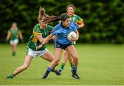 15 May 2014; Molly Lamb, Dublin, in action against Kate Byrne, Meath. Aisling McGing Ladies U21 Football Final, Dublin v Meath, Clane, Co. Kildare. Picture credit: Piaras Ó Mídheach / SPORTSFILE
