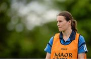 15 May 2014; Dublin senior footballer Sinead Aherne, acting as water carrier during the game. Aisling McGing Ladies U21 Football Final, Dublin v Meath, Clane, Co. Kildare. Picture credit: Piaras Ó Mídheach / SPORTSFILE
