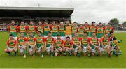 15 June 2014; The Carlow squad. Leinster GAA Football Senior Championship, Carlow v Meath, Dr. Cullen Park, Carlow. Picture credit: Barry Cregg / SPORTSFILE