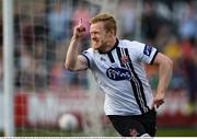 29 May 2016; Daryl Horgan of Dundalk celebrates after scoring his side's first goal during the SSE Airtricity League Premier Division match between Dundalk and Wexford Youths at Oriel Park, Dundalk, Co. Louth. Photo by Sportsfile