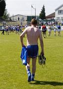 17 June 2006; Andrew Hubbard, Waterford, walks off the field at the end of the match. Bank of Ireland All-Ireland Senior Football Championship Qualifier, Round 1, Waterford v Longford, Walsh Park, Waterford. Picture credit: Damien Eagers / SPORTSFILE