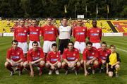 18 June 2006; The Shelbourne team. FK Vetra v Shelbourne, Vetros Stadium, Vilnius, Lithuania. Picture credit: David Maher / SPORTSFILE